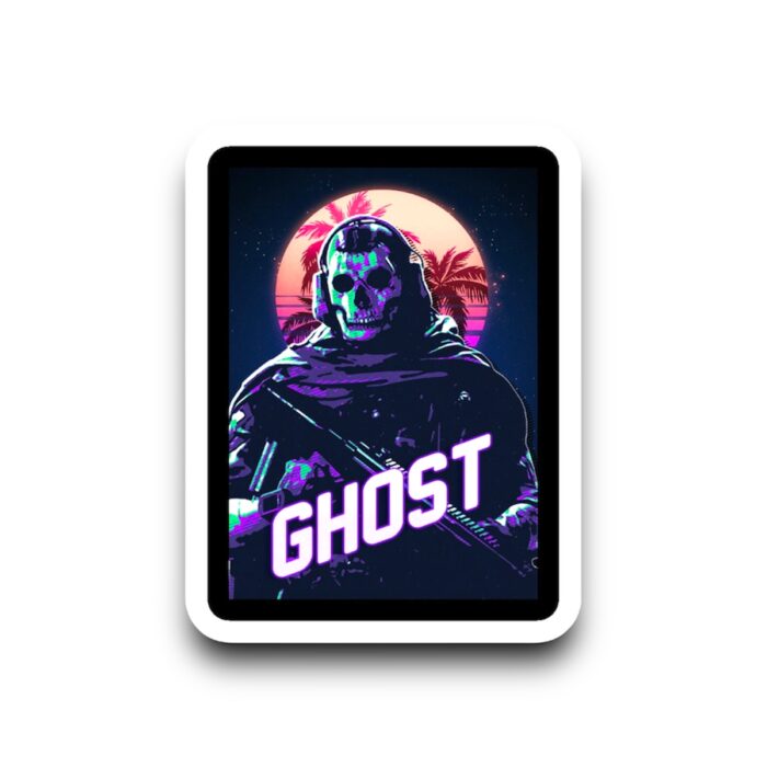 Ghost Call of Duty Sticker