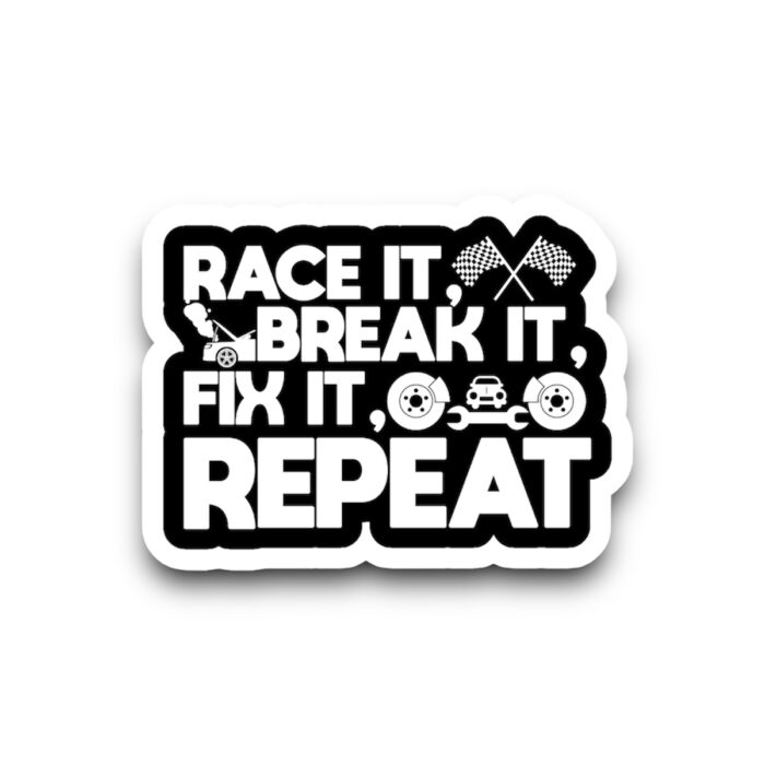 Race It Sticker