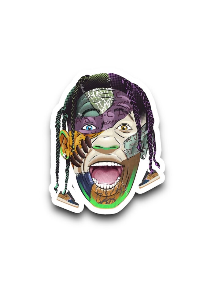 Travis Scott Cactus Jack Air Force 1 Sticker