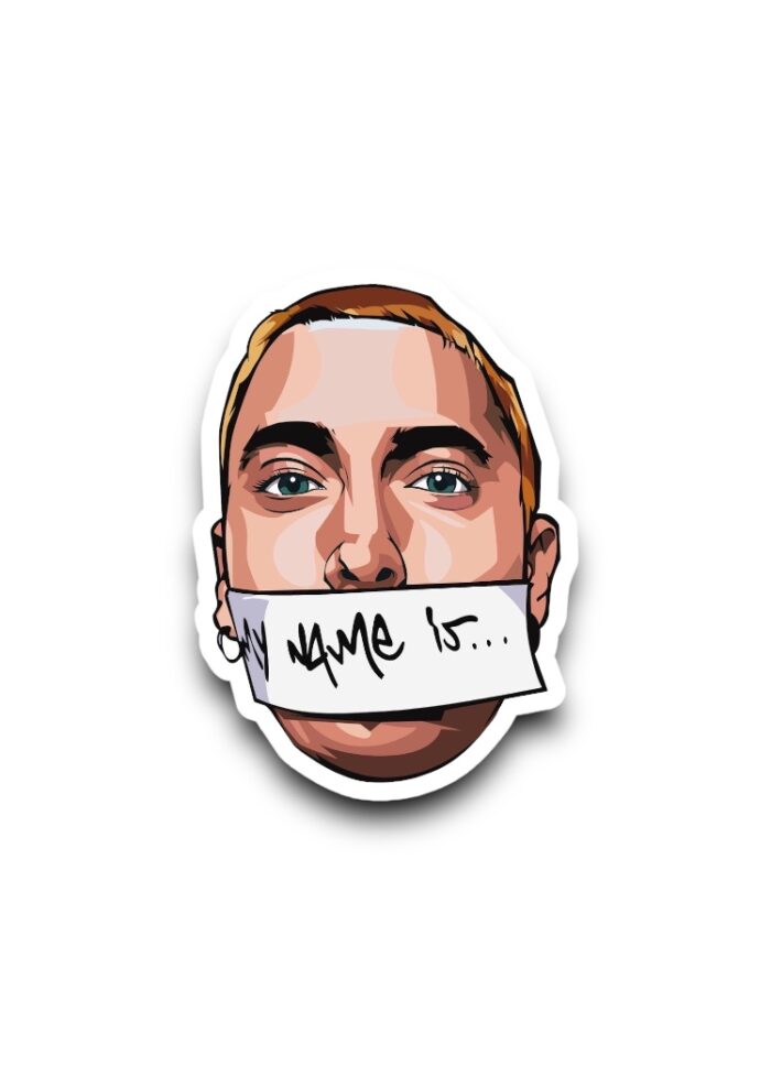 Eminem My Name Is Sticker