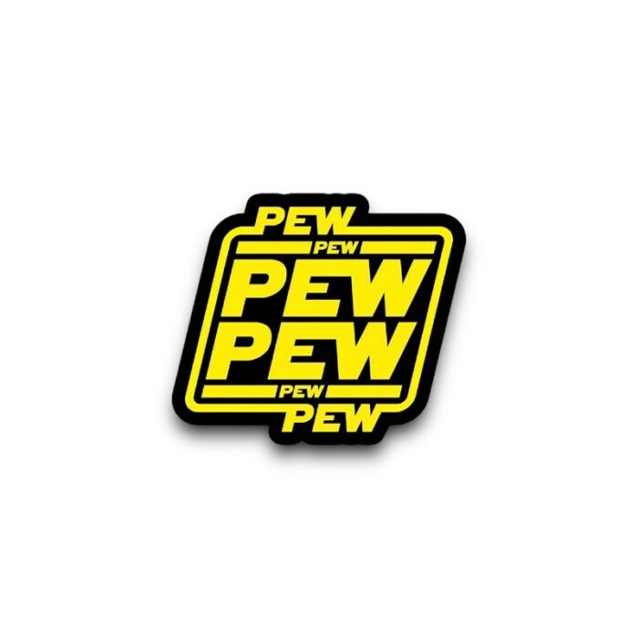 Pew Pew Pew Sticker