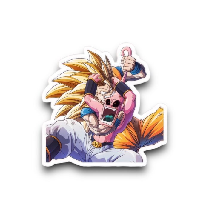 Battle Between Goku and Kid Buu Sticker