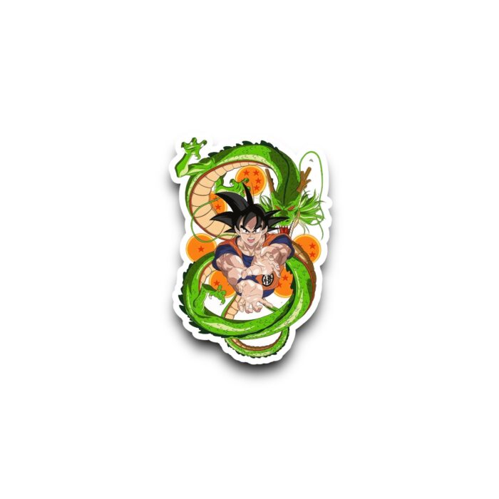 Goku and Shenron DBZ Sticker