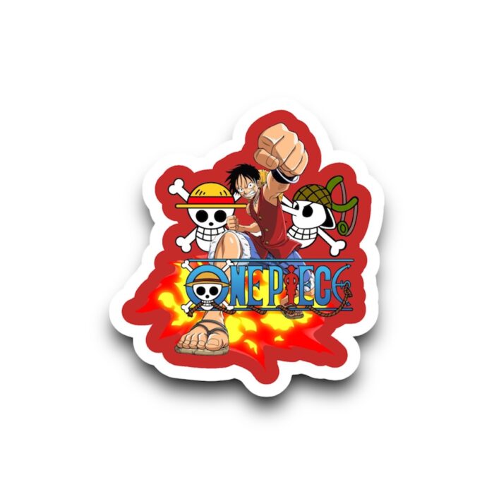 Luffy One Piece Anime Sticker