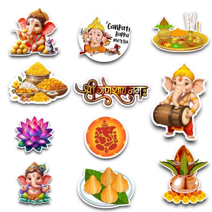 Lord Ganesha Sticker Pack