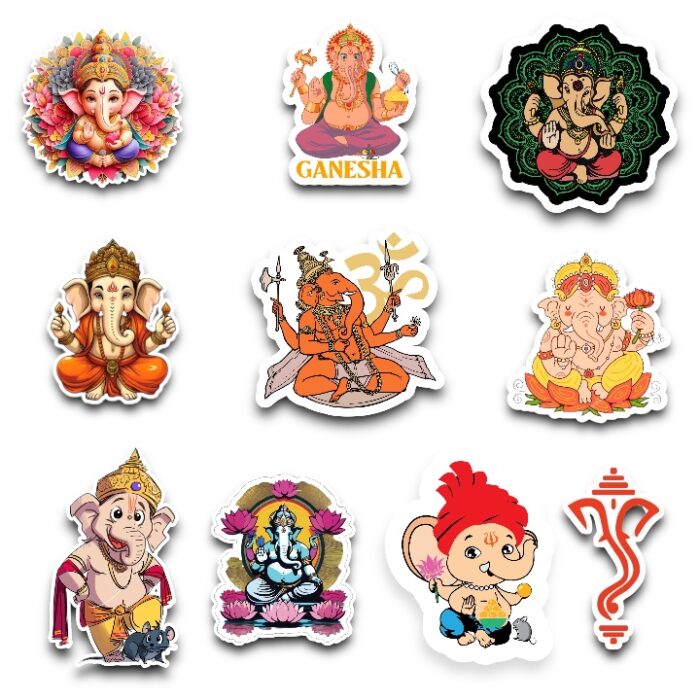 Lord Ganesha Sticker pack II