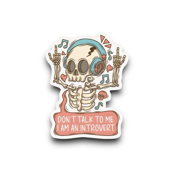 I am an Introvert Sticker